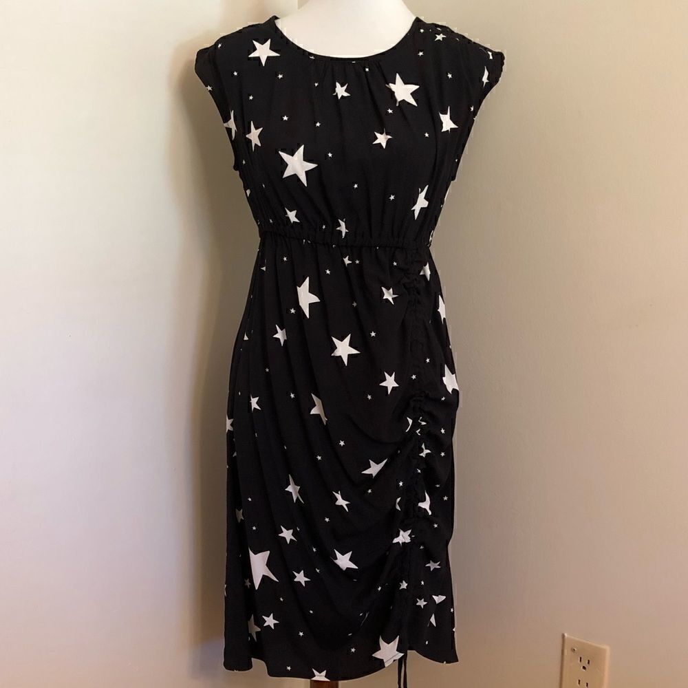 NEW Gap | Black Sleeveless Stars Maternity Dress
